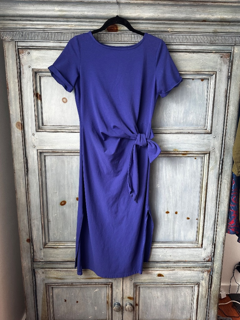 Sezane Pippa Midi Dress In Blue Size S - Picture 5 of 11